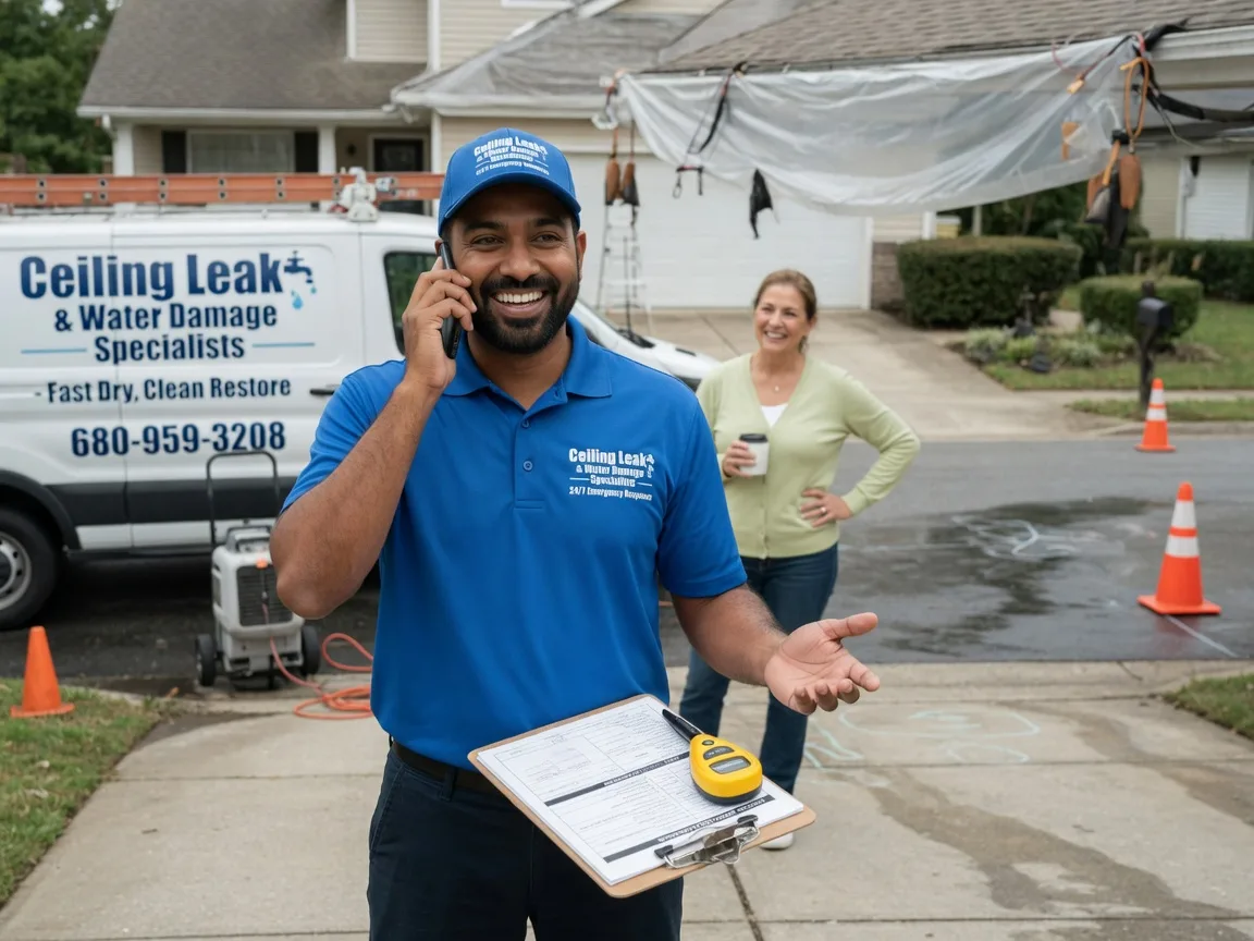 Ceiling Leak Cleanup Church Hill, MD FAQs